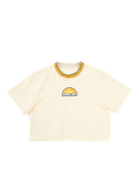 Sunshine Cropped T-Shirt Off White