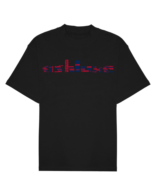 Ashluxe Slang T-shirt  Multicolour Black Red