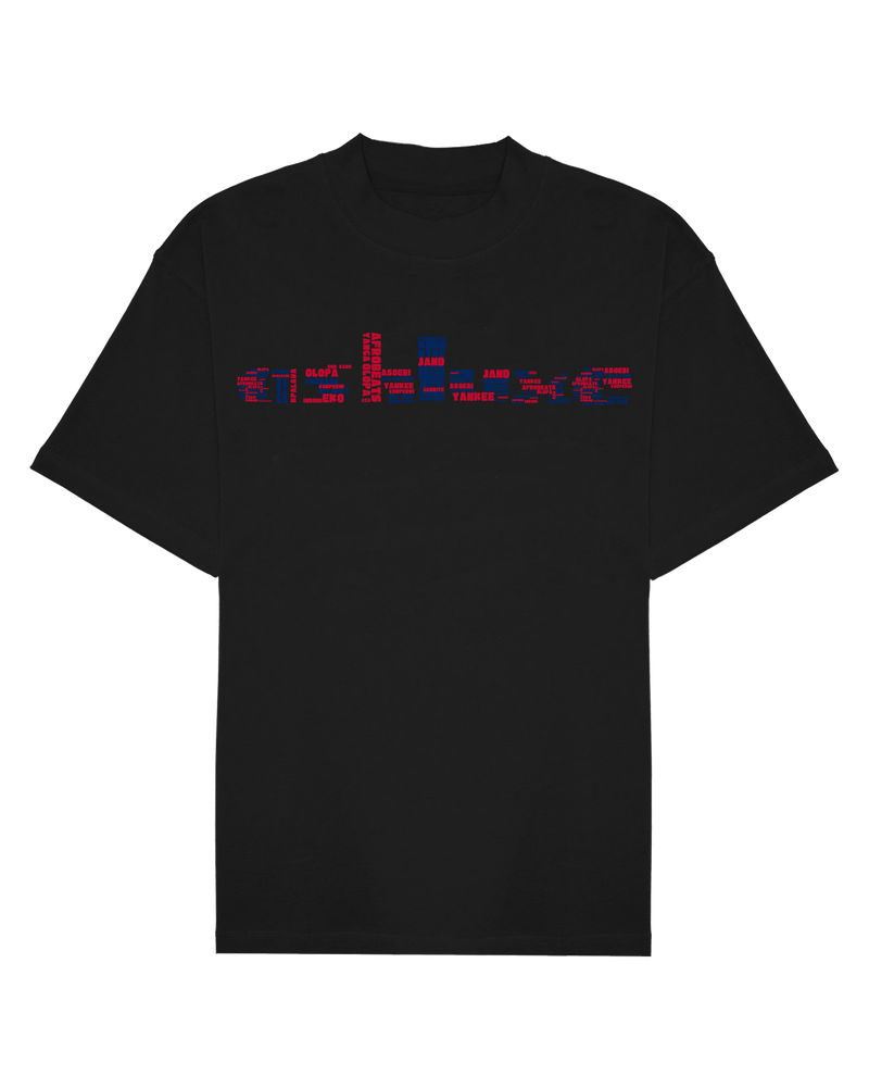 Ashluxe Slang T-shirt  Multicolour Black Red