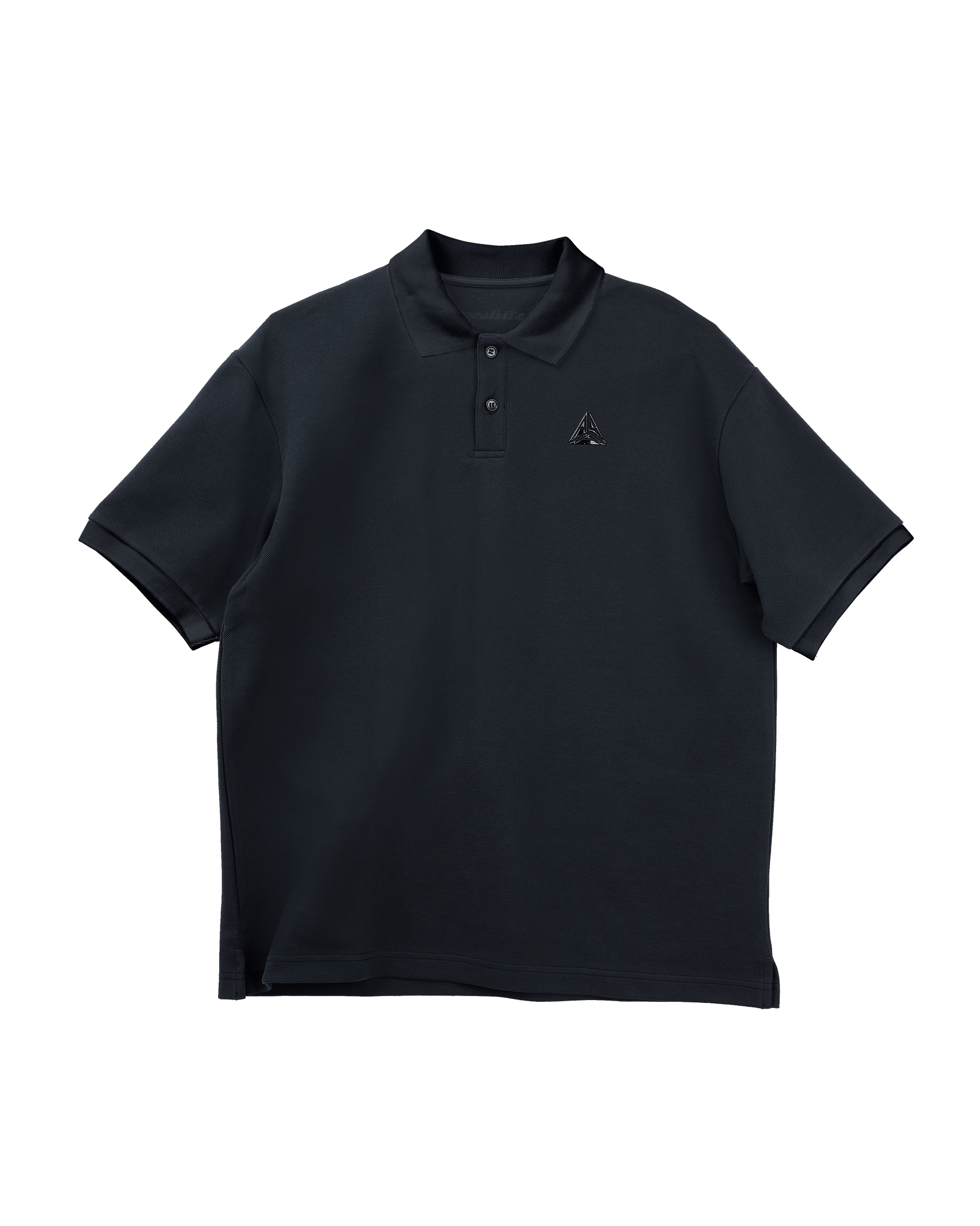 Triangle Logo Polo Shirt Black