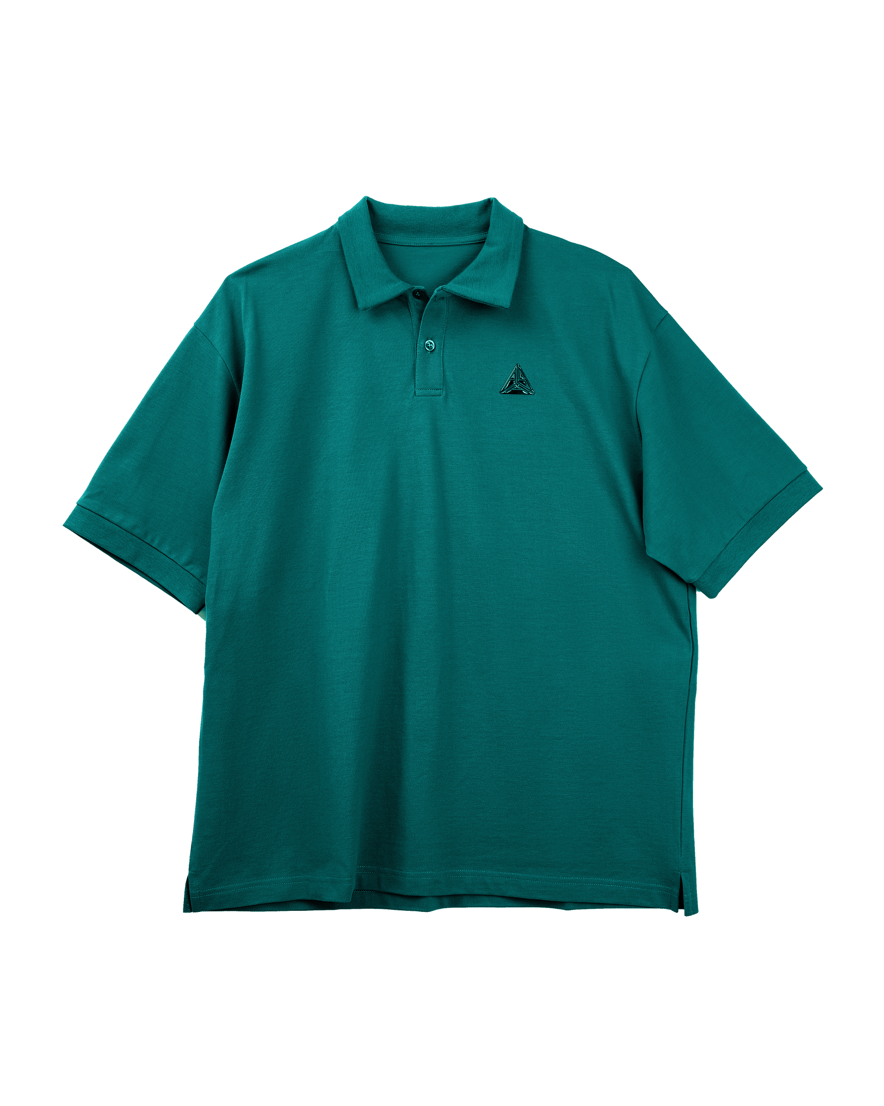 Triangle Logo Polo Shirt Green