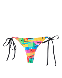 Urban Mosaic Print Tie Side Bikini Brief Multi