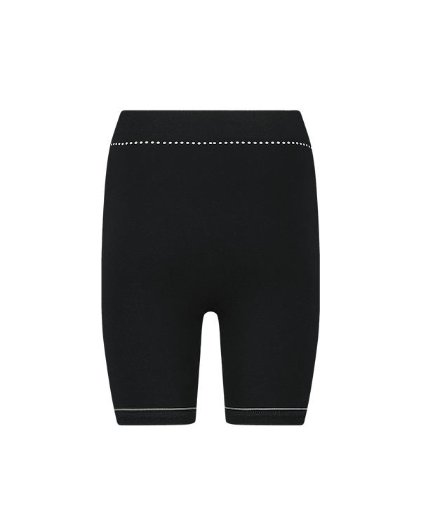 Ashluxe Female Active Biker Shorts Black White