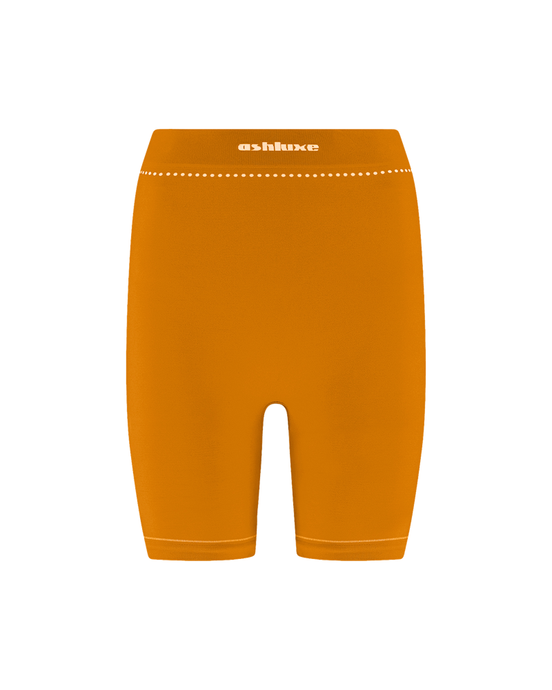 Ashluxe Female Active Biker Shorts Orange