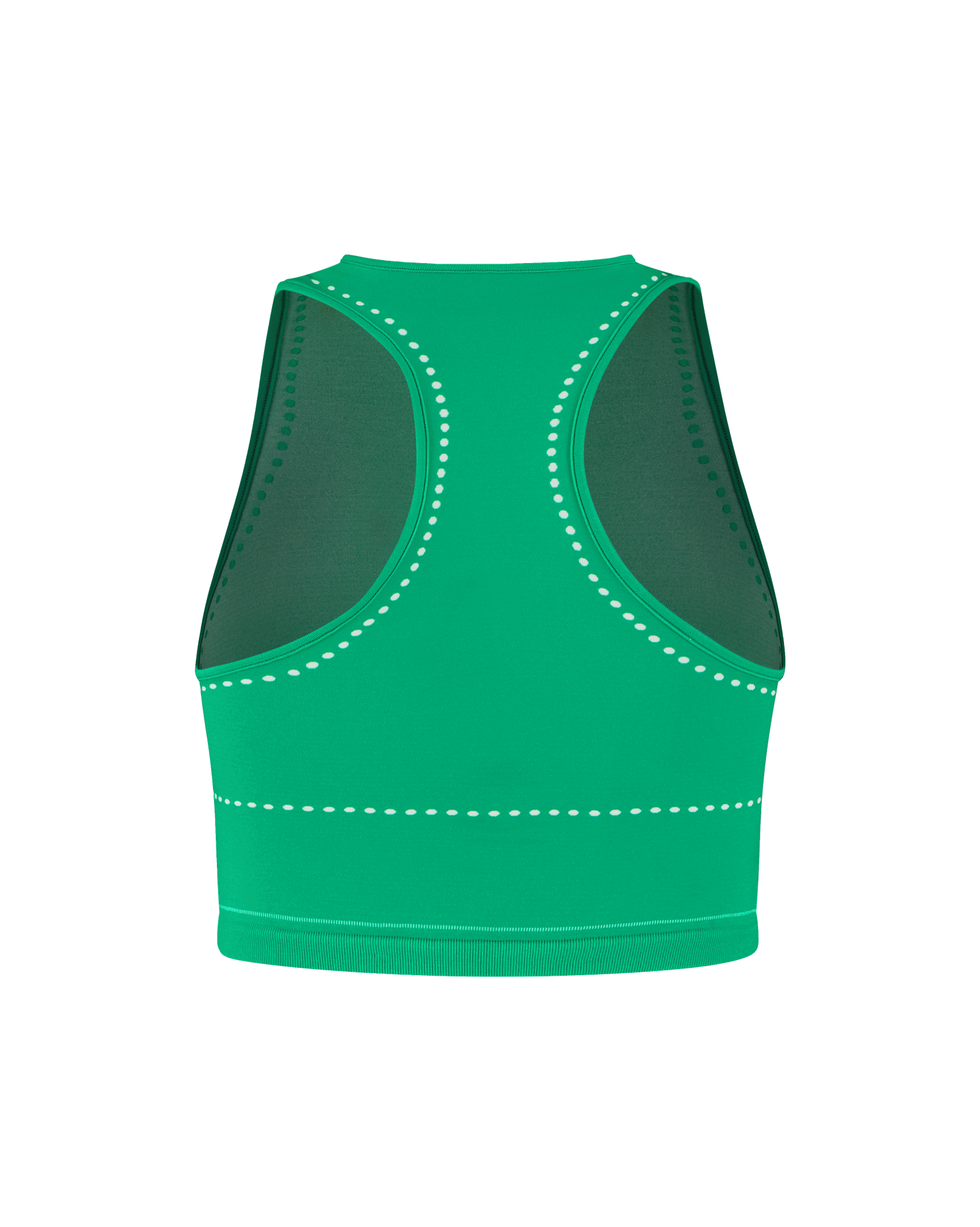 Ashluxe Female Active Top Green White