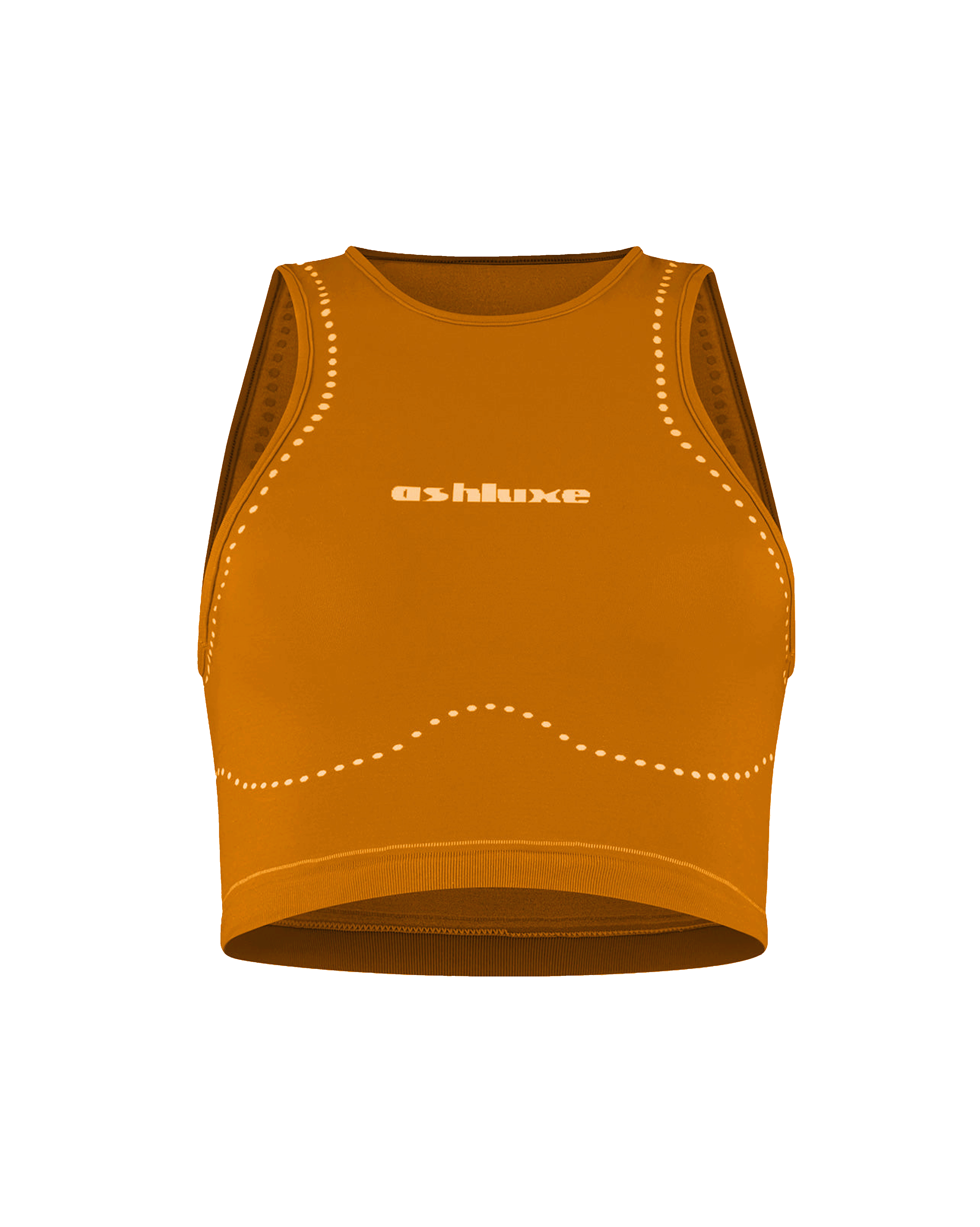 Ashluxe Female Active Top  Orange