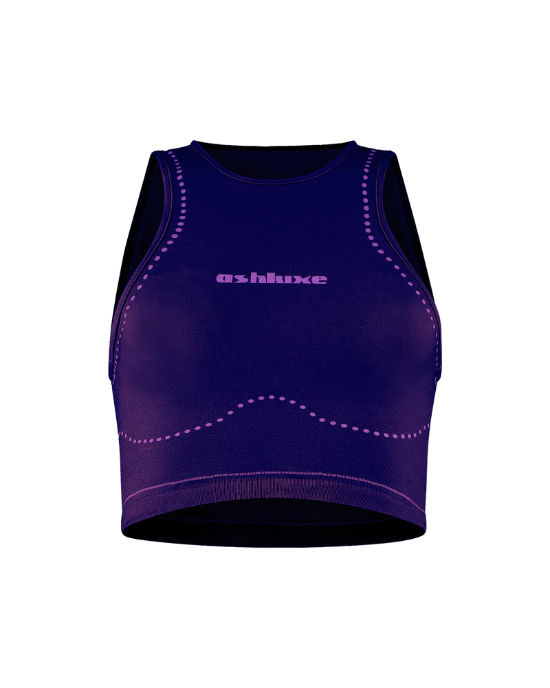 Ashluxe Female Active Top Purple