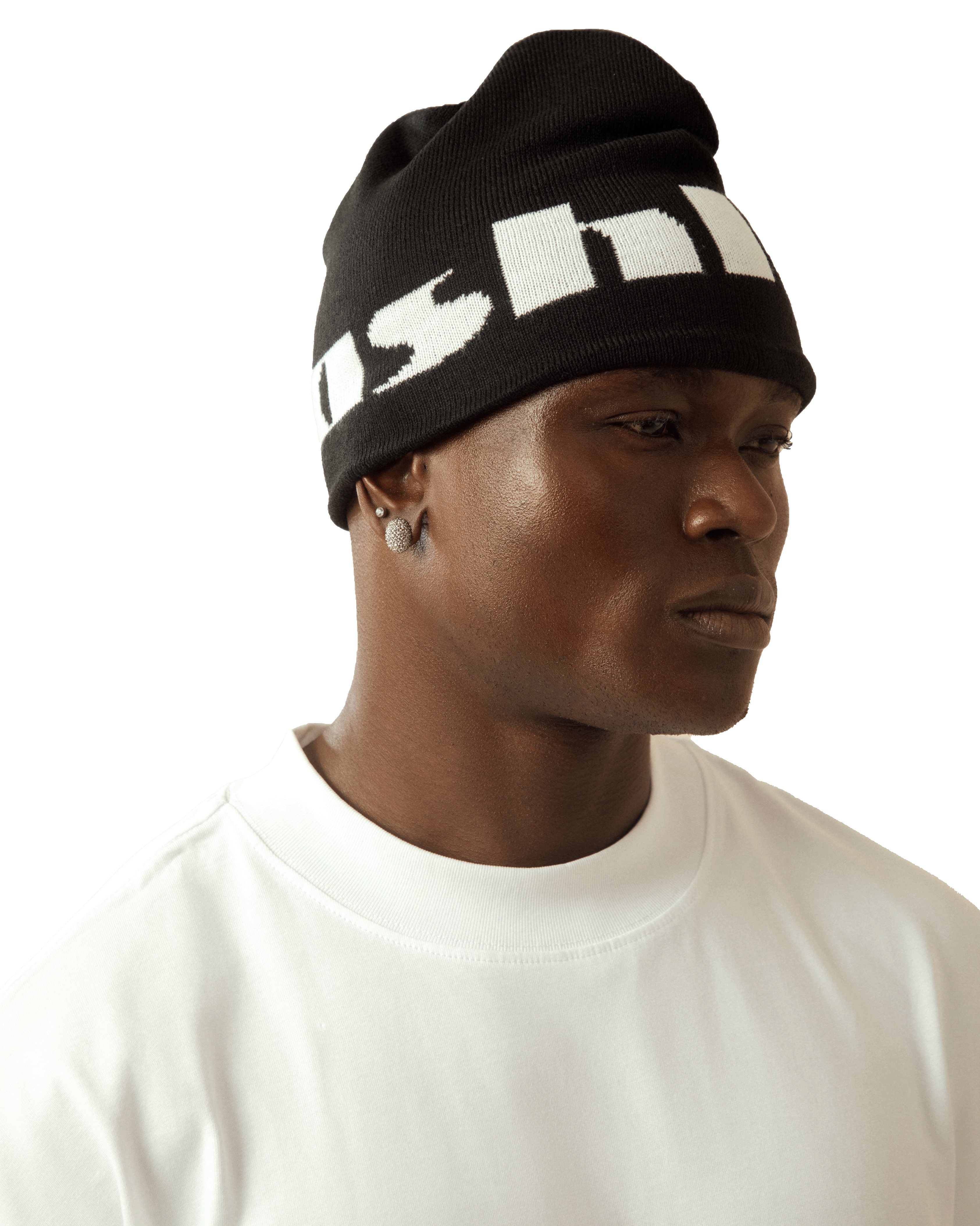Ash Beanie Cap - Black