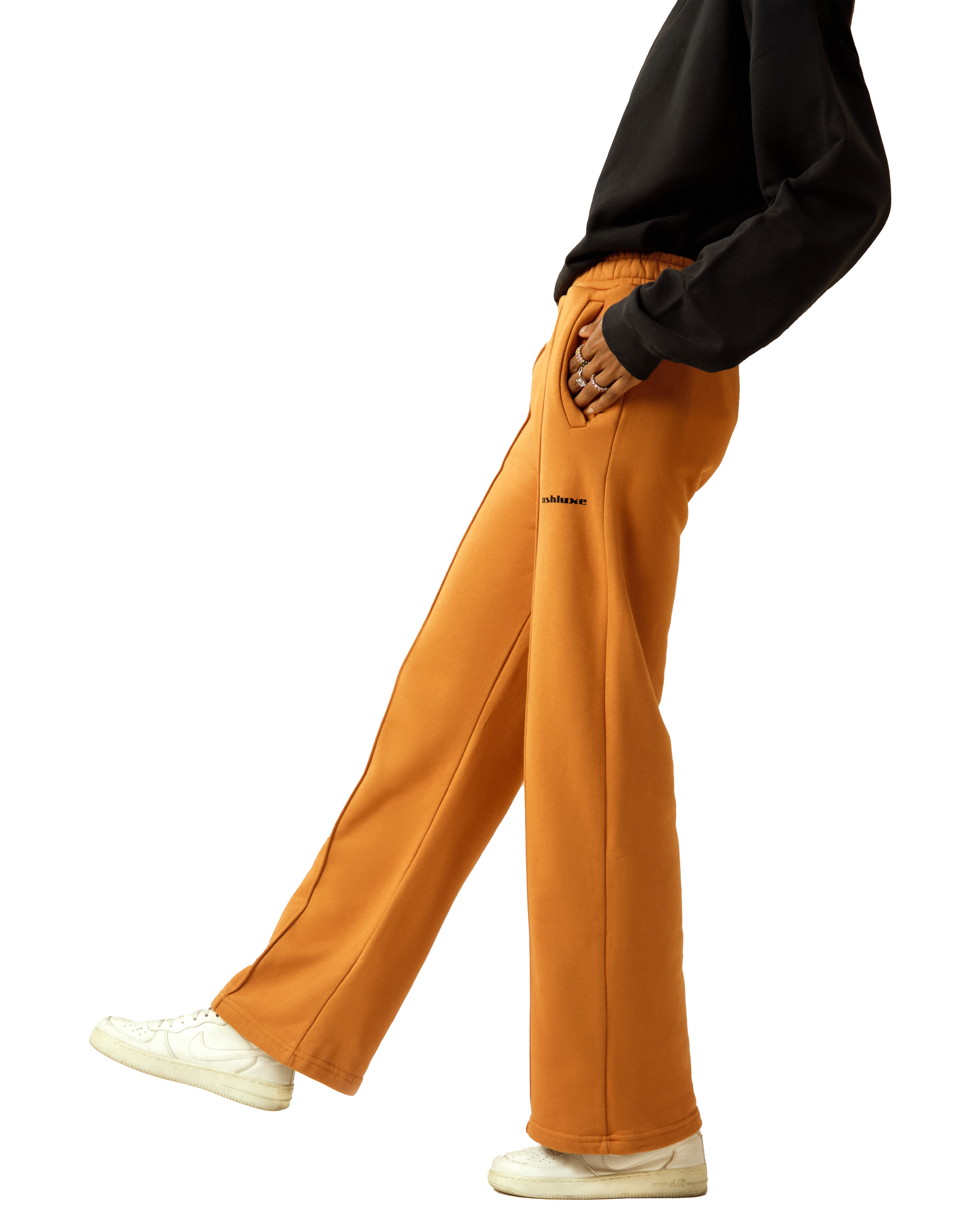 Ash Logo Sweatpants - Orange