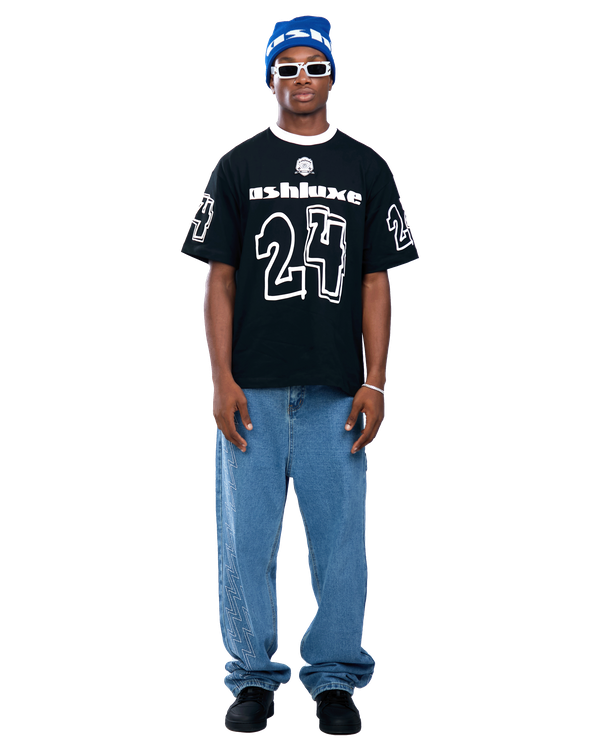 Ashluxe 24 Puff  Tee Black