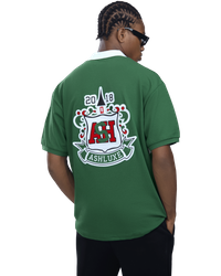 Ashluxe crest logo Polo Green