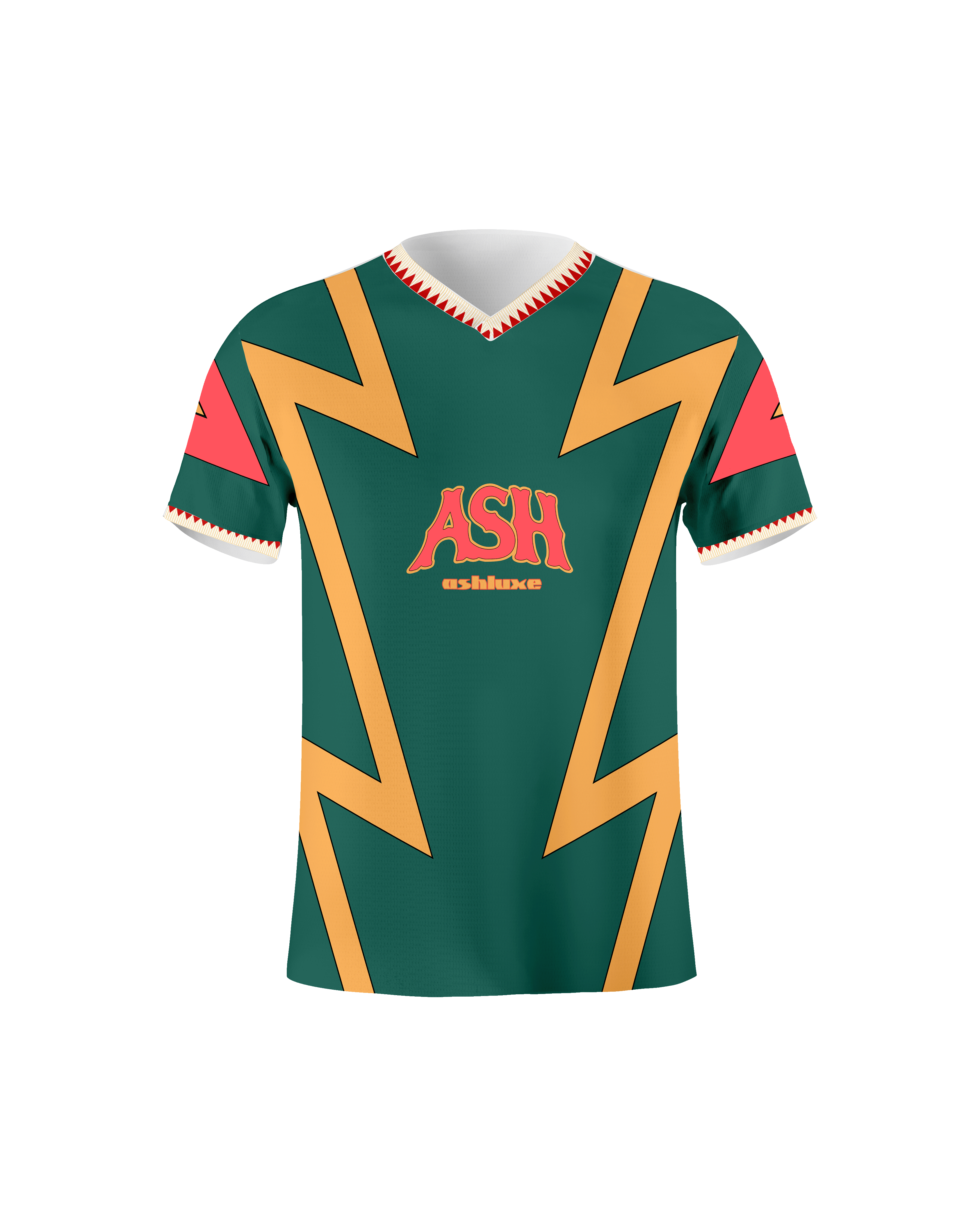 Ashluxe Festac 77 Zig Jersey Multi Green Yellow