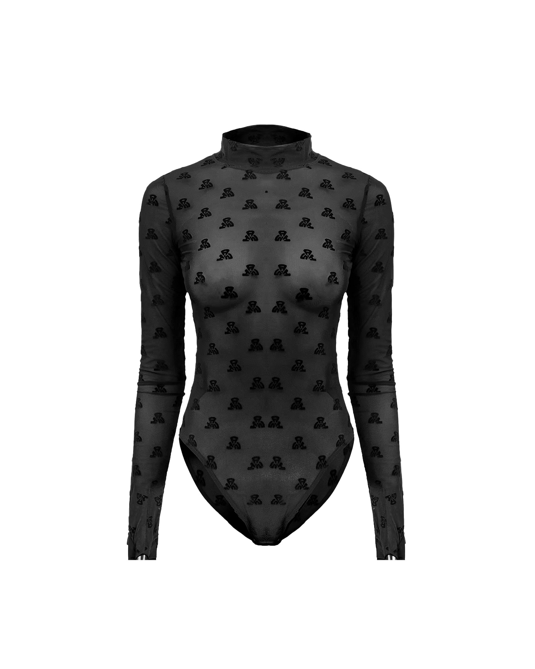 Ashluxe Mesh Unbranded Body Top Black