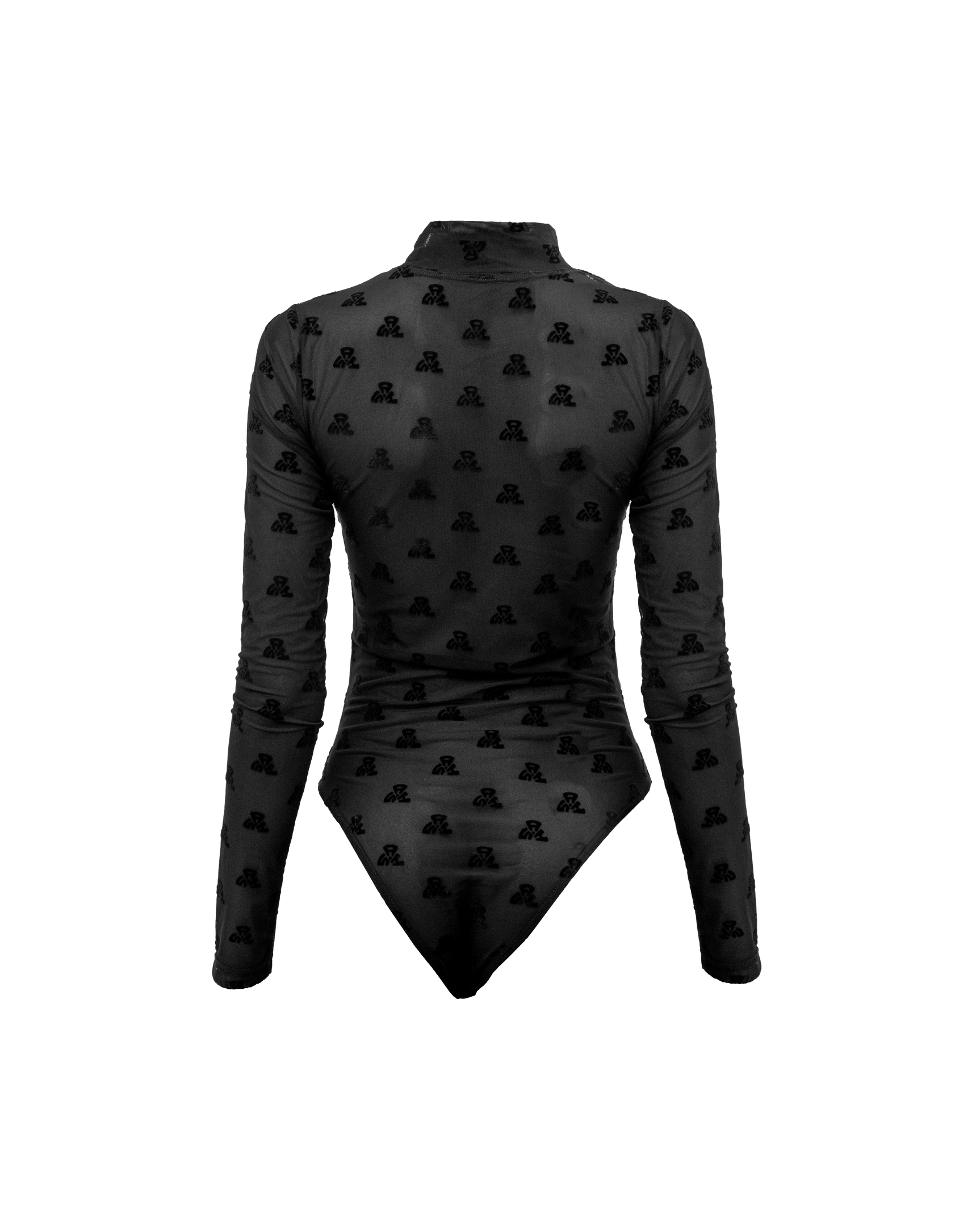 Ashluxe Mesh Unbranded Body Top Black