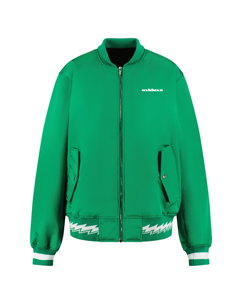 ASHLUXE Bomber Jacket - Green