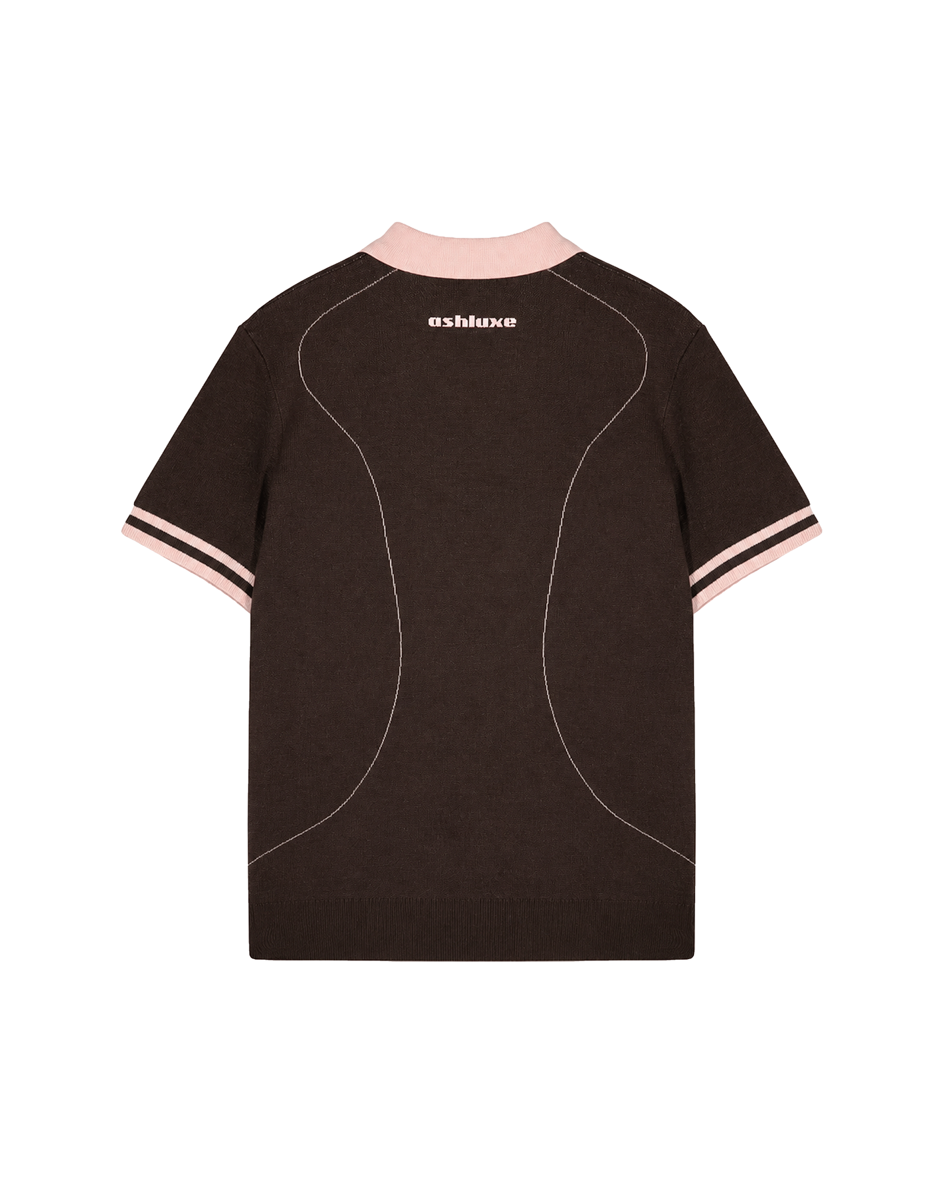 Ashluxe Classic Match Polo Brown