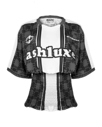 Ashluxe Pixel Ruched Female Jersey Black