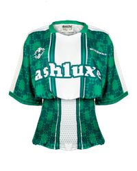 Ashluxe Pixel Ruched Female Jersey Green