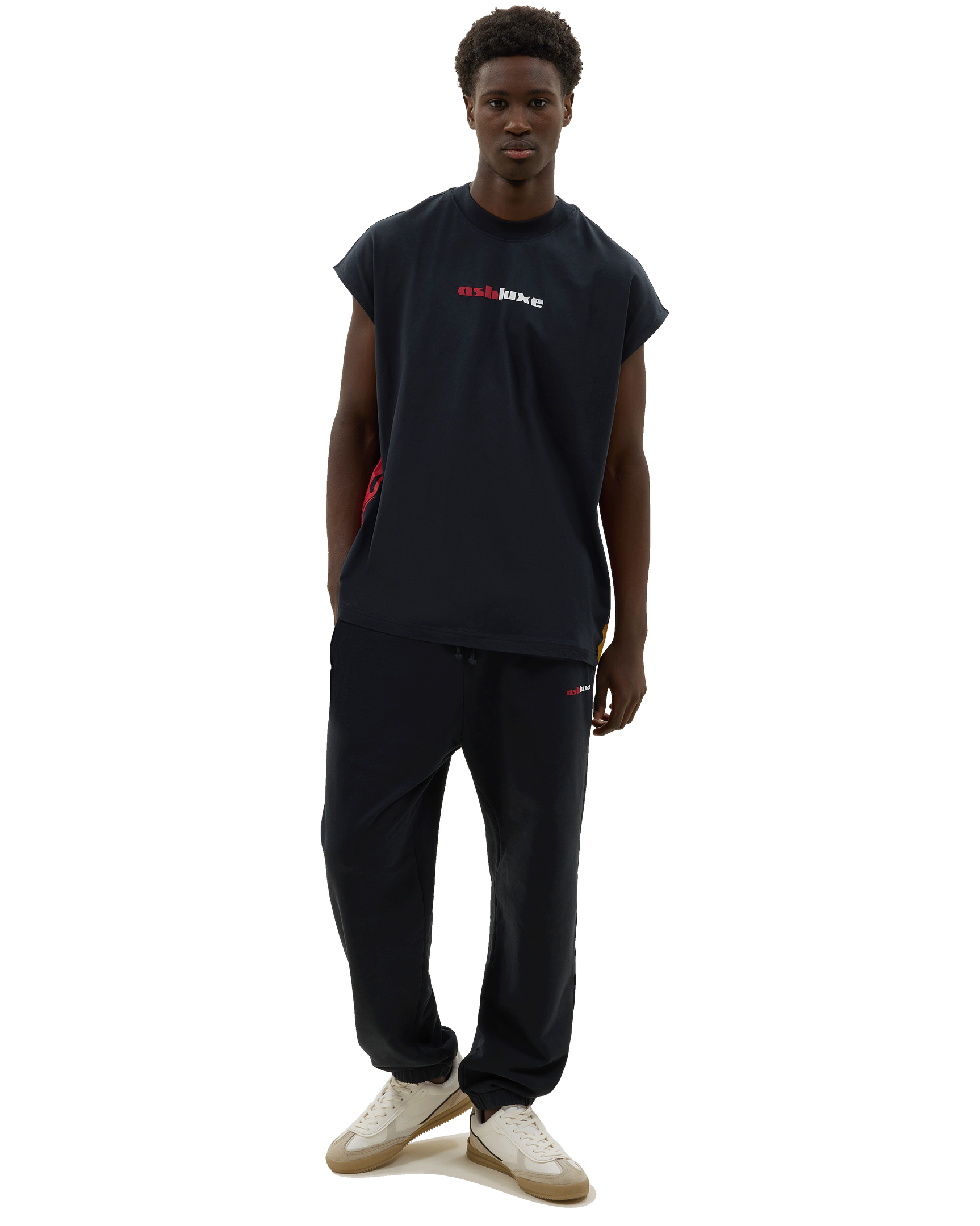 Flame Tank Top Black