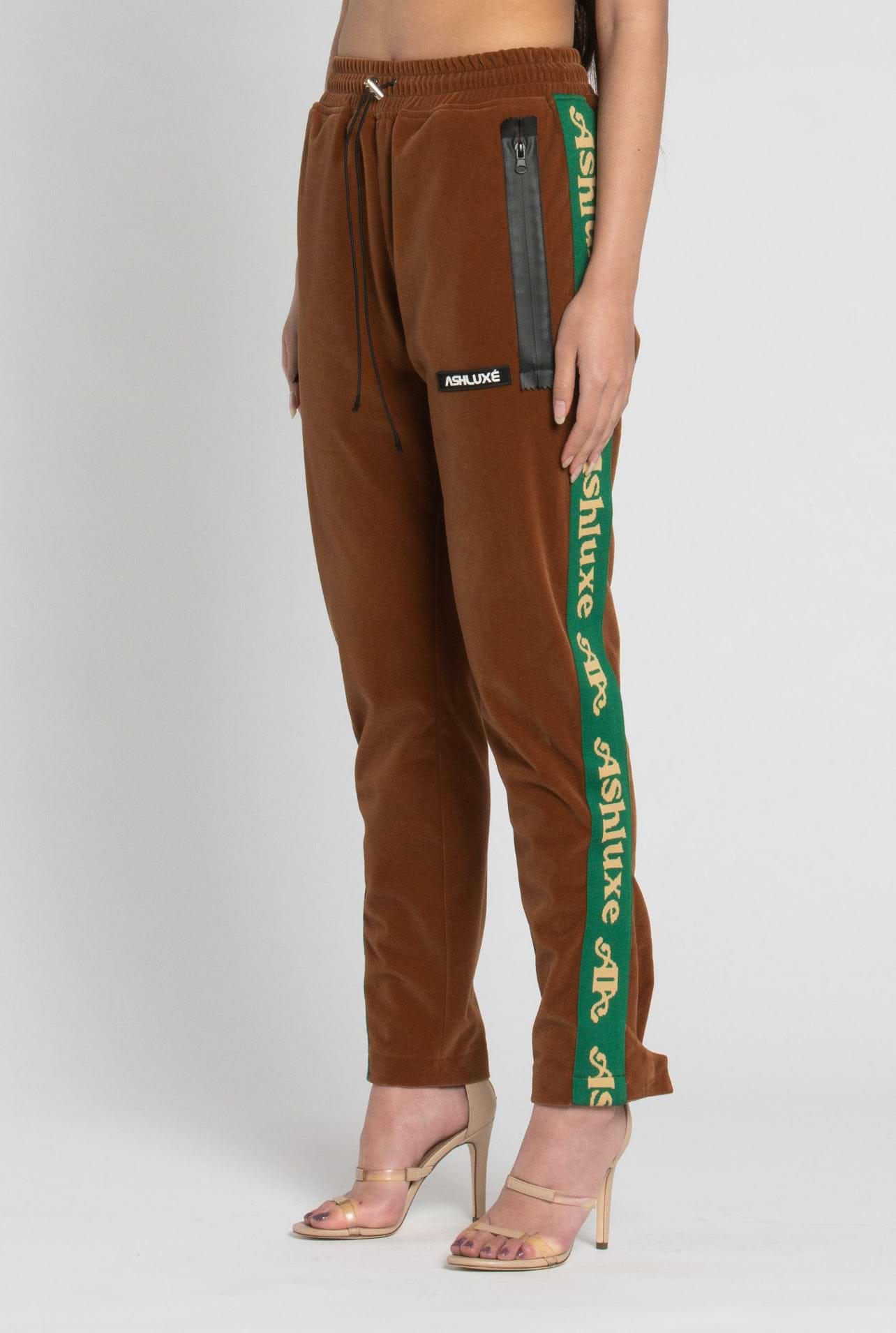 Ashluxe Paradise Track Pant - Brown