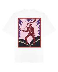 Ashluxe Kalakuta Inspired Badge T-shirt White