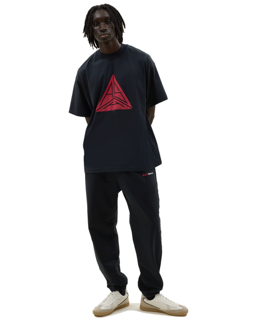 Large Triangle Logo T-shirt Black