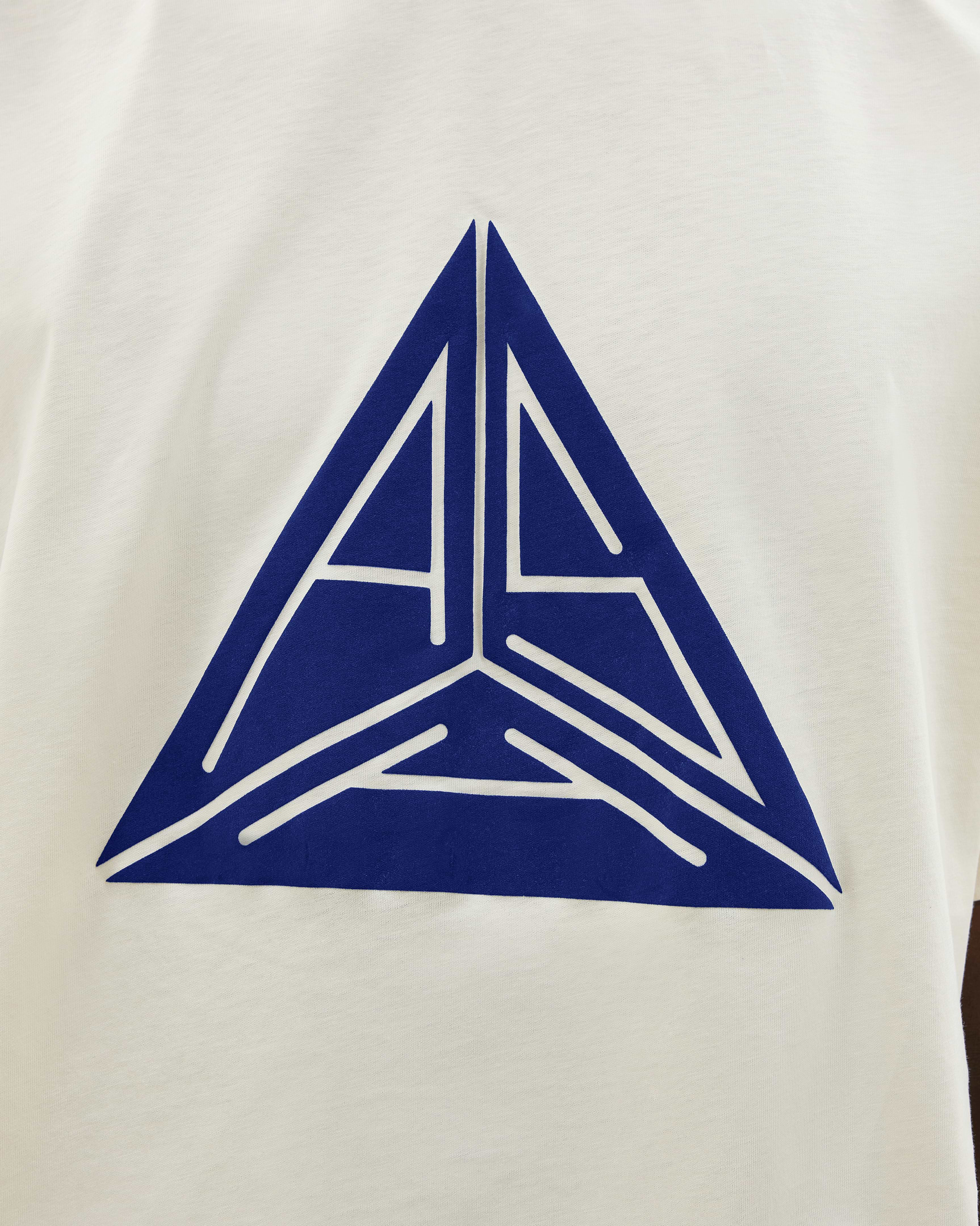 Large Triangle Logo T-shirt Off White