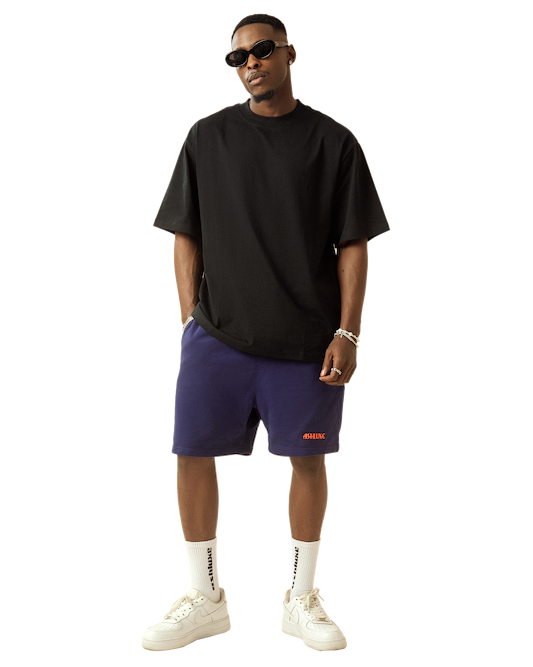 Ashluxe Logo Blank High neck T-shirt Black