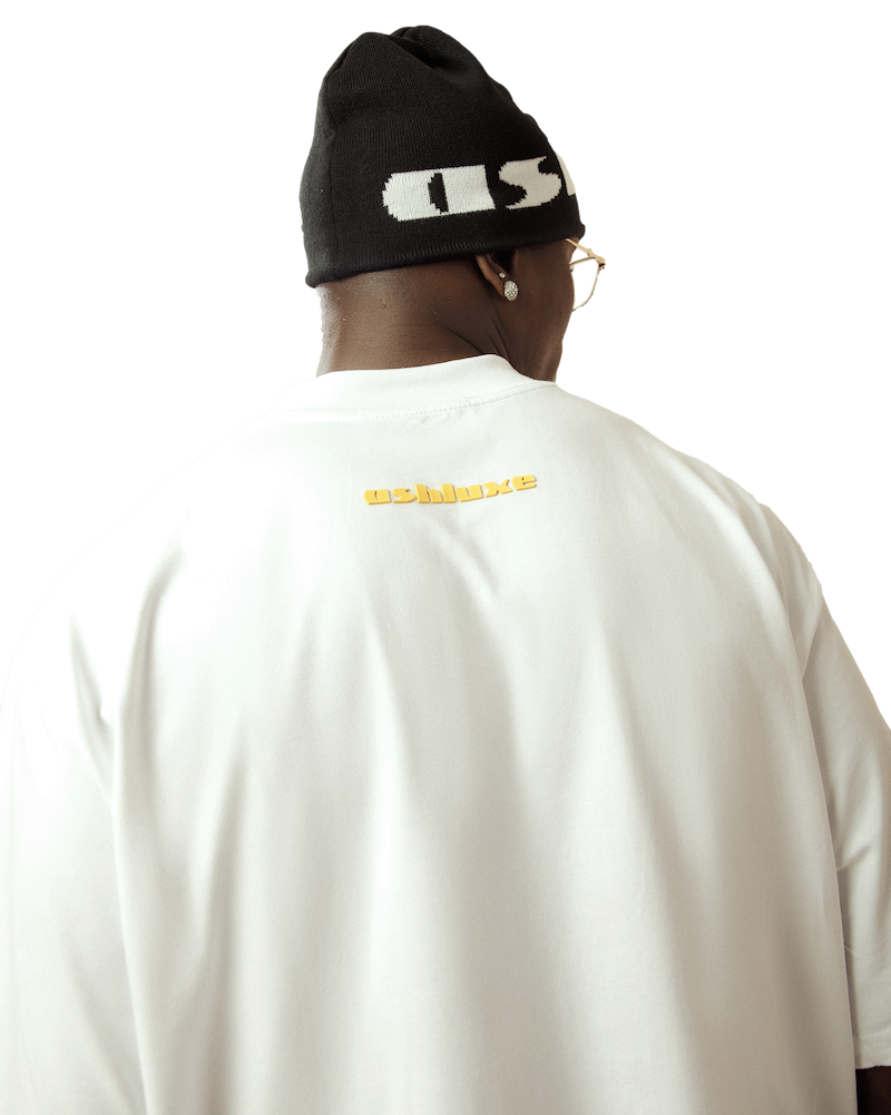 Ashluxe Logo Blank High neck T-shirt White