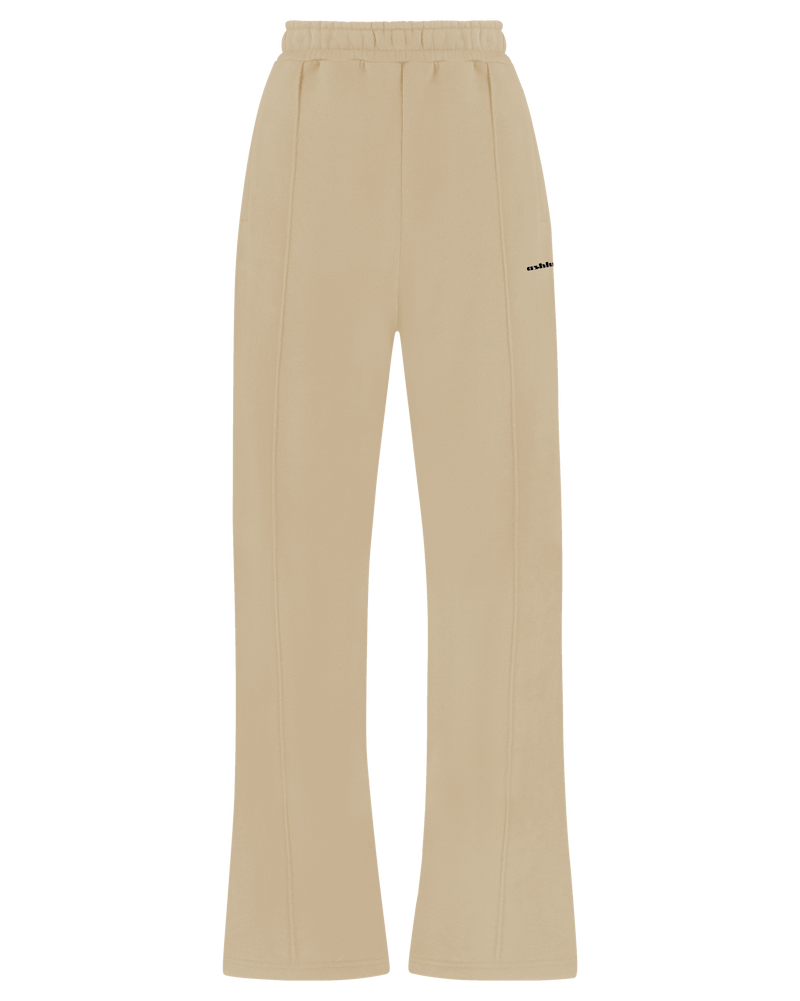Ashluxe Logo Sweatpants Beige