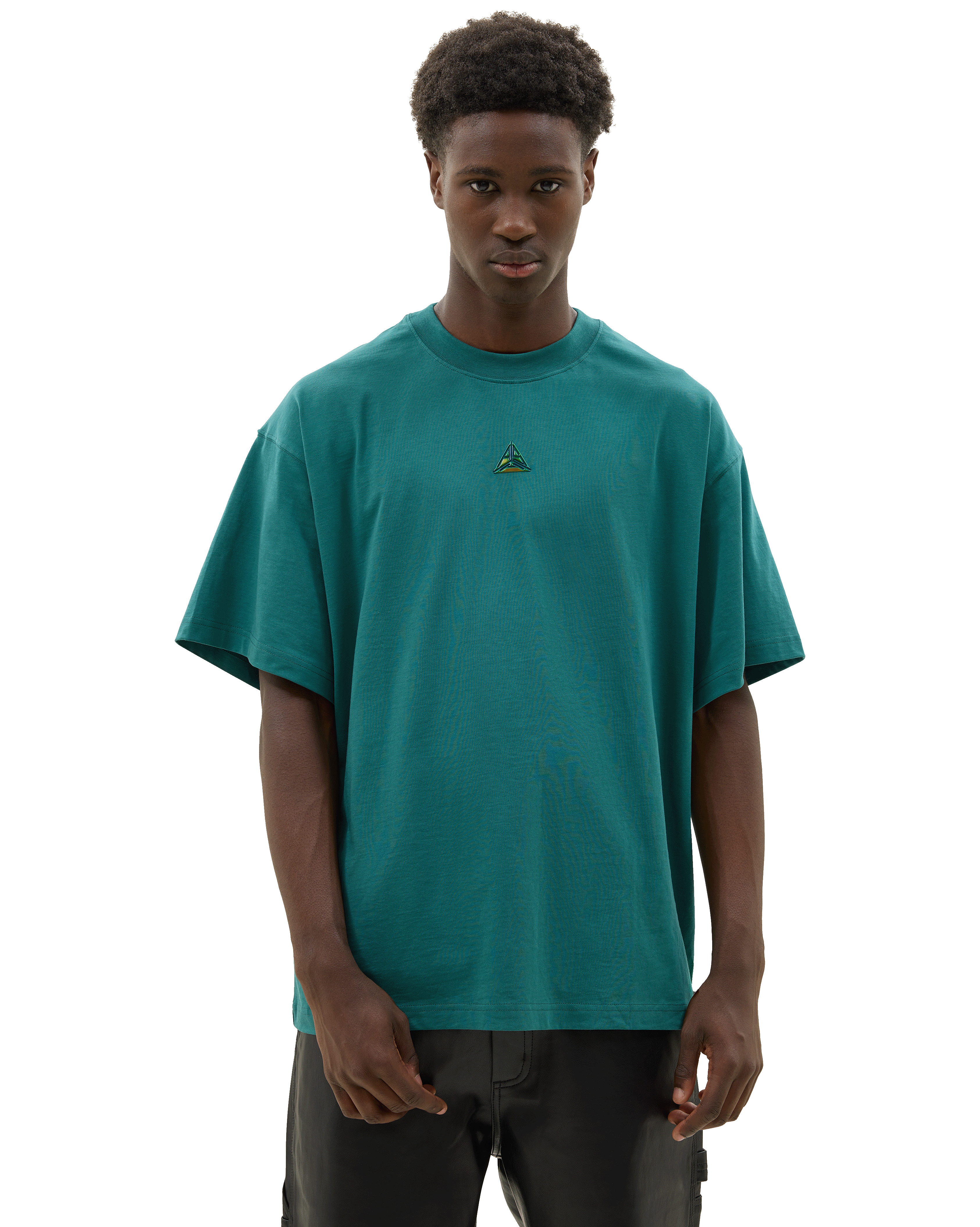 Metallic Small Logo T-Shirt Green