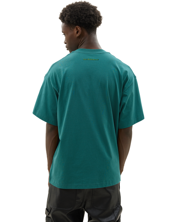 Metallic Small Logo T-Shirt Green