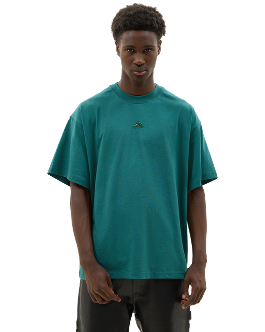 Metallic Small Logo T-Shirt Green