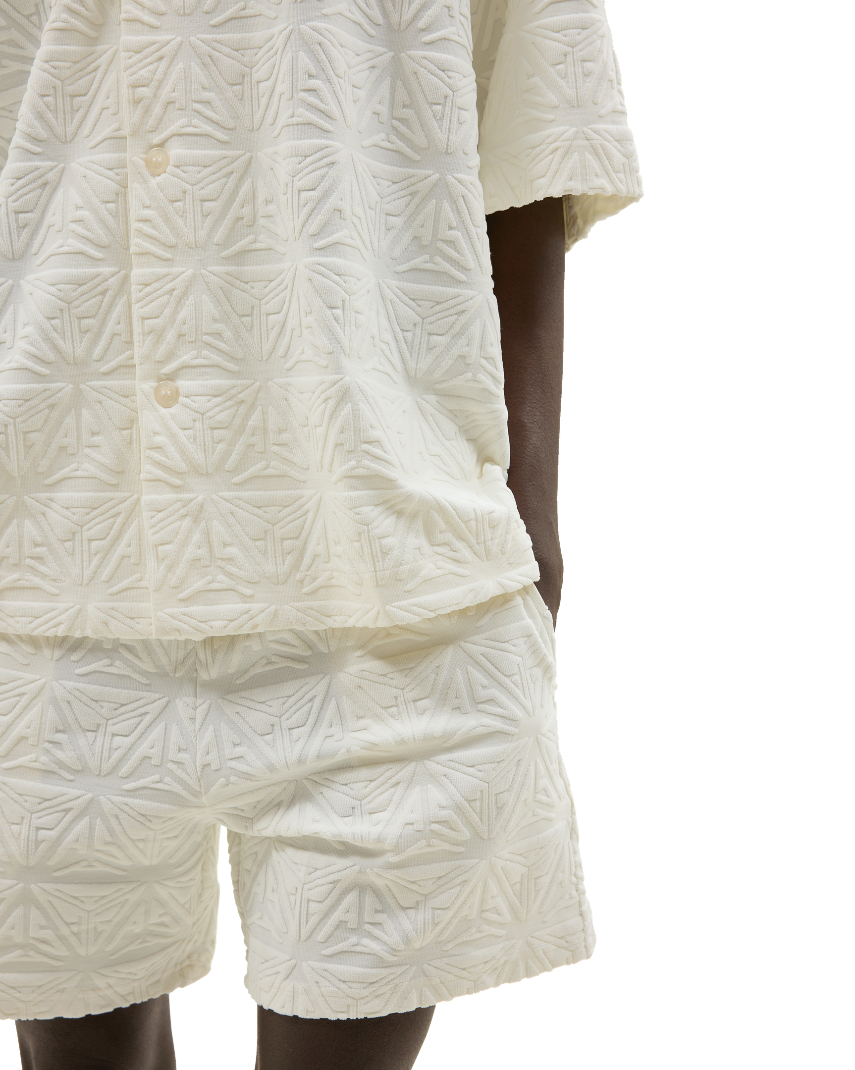 Monogram Plush Jersey Long Shorts