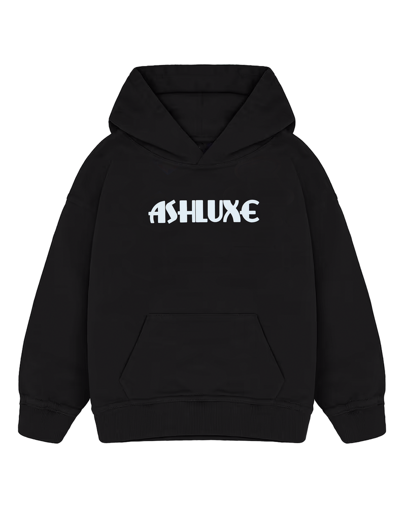 Ashluxe Neo Logo Hoodie Black