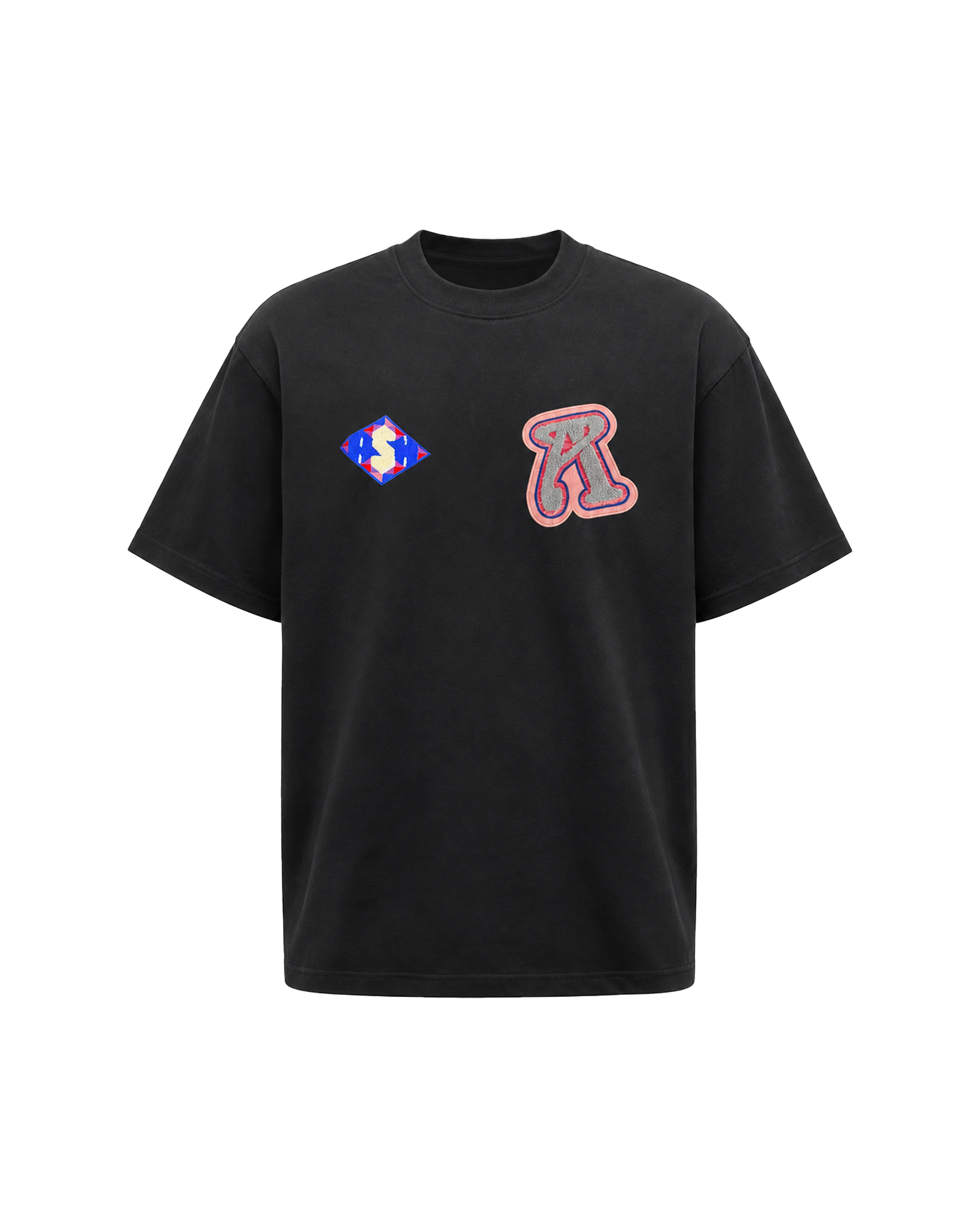 Ashluxe Patch Logo T-shirt - Black