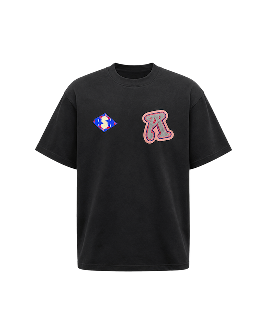 Ashluxe Patch Logo T-shirt Black