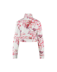 Ashluxe Female Printed Track Jacket Pink Flower Aop