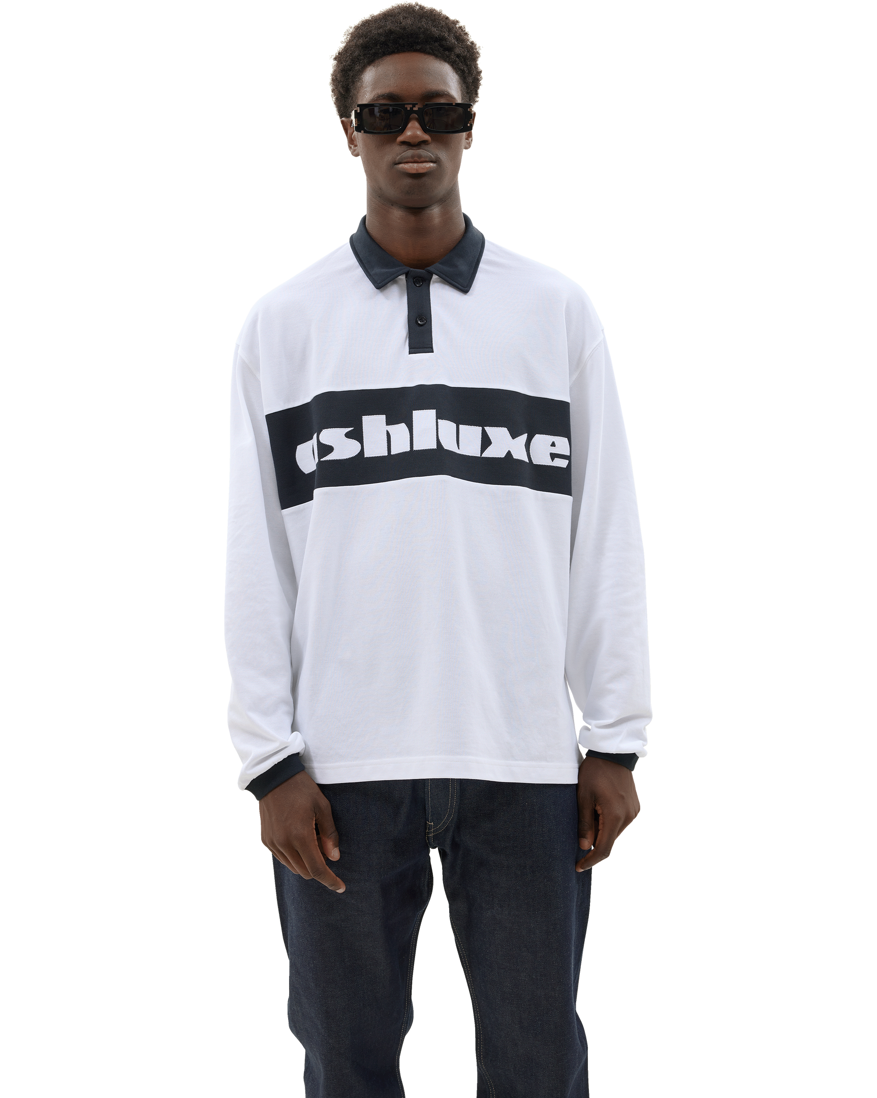 Logo Long Sleeve Jersey White