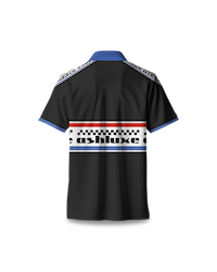 Ashluxe Racing Polo T-shirt Black