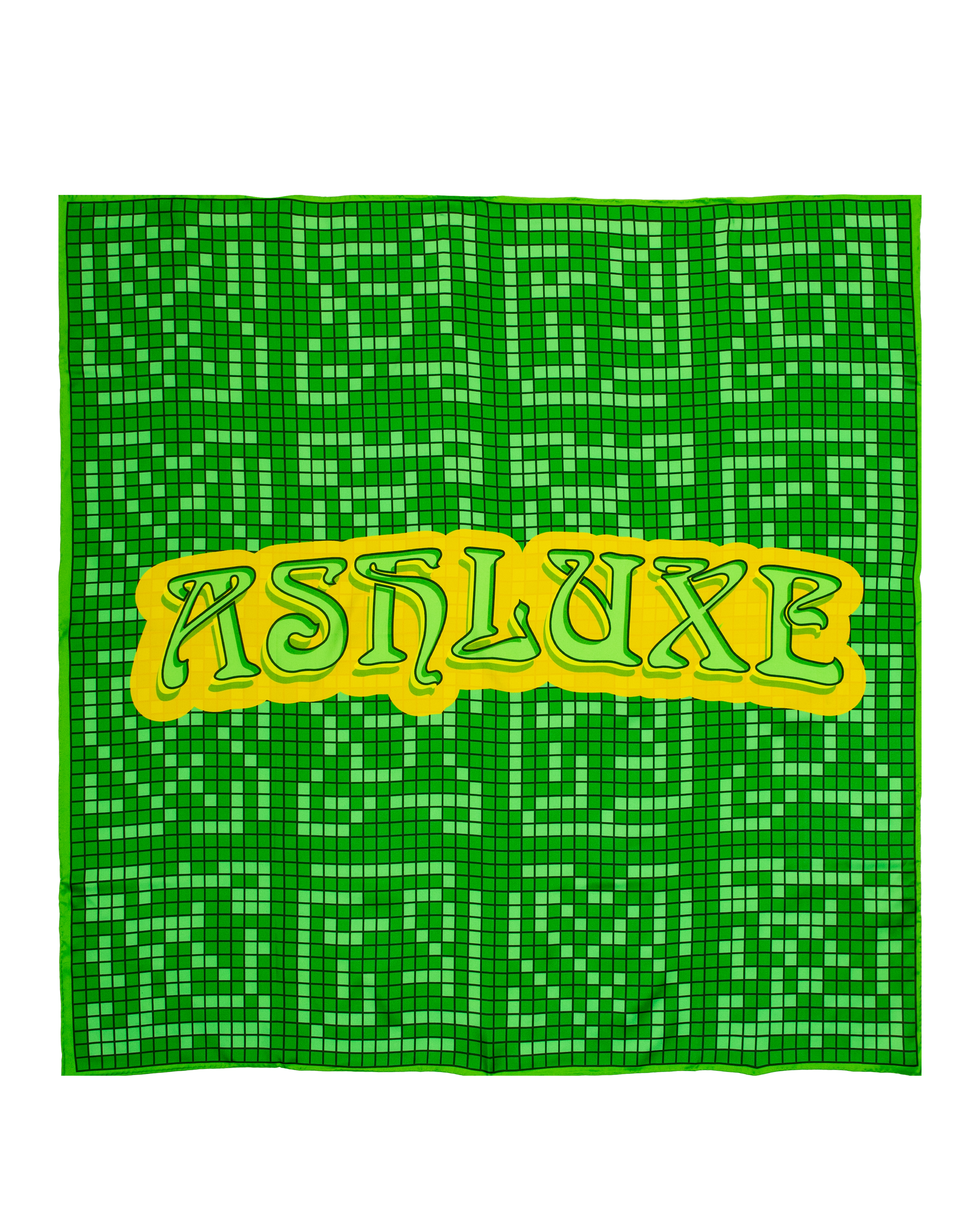 Ashluxe Pixel Scarf Green