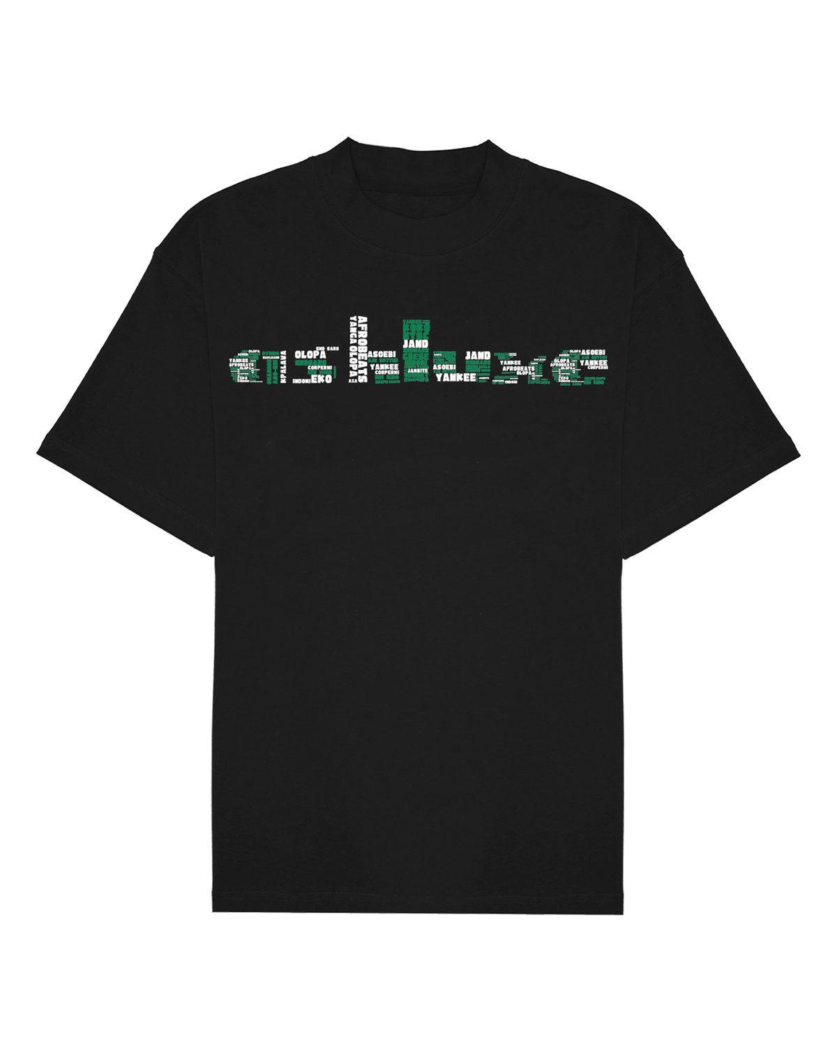 Ashluxe Slang T-Shirt Multicolour Black Green