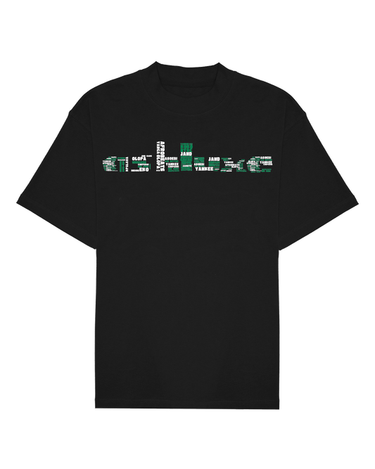 Ashluxe Slang T-Shirt Multicolour Black Green