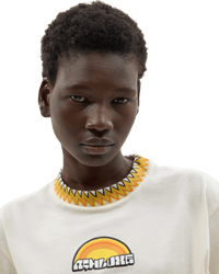 Sunshine Cropped T-Shirt Off White
