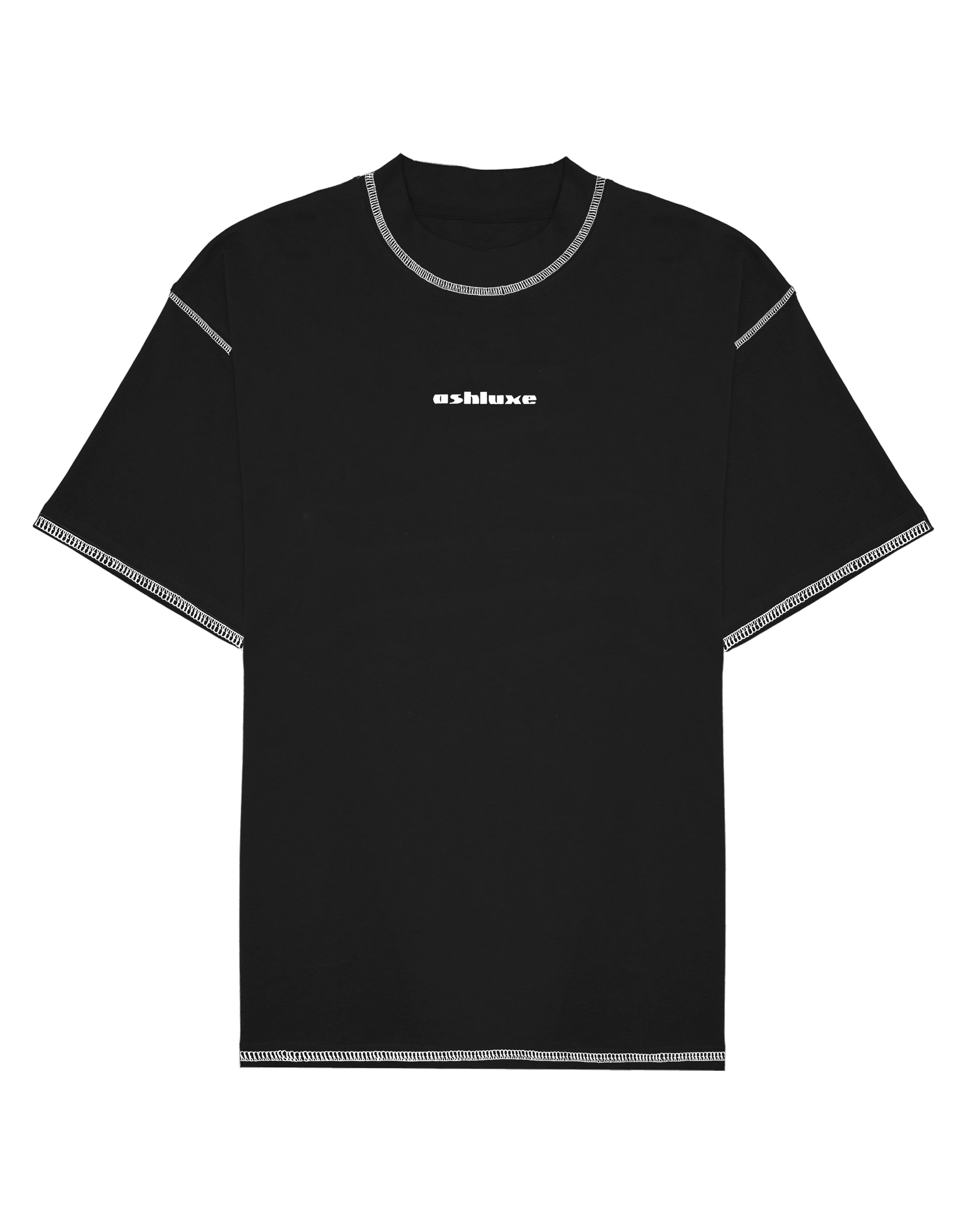 Ashluxe Threaded T-shirt  Black