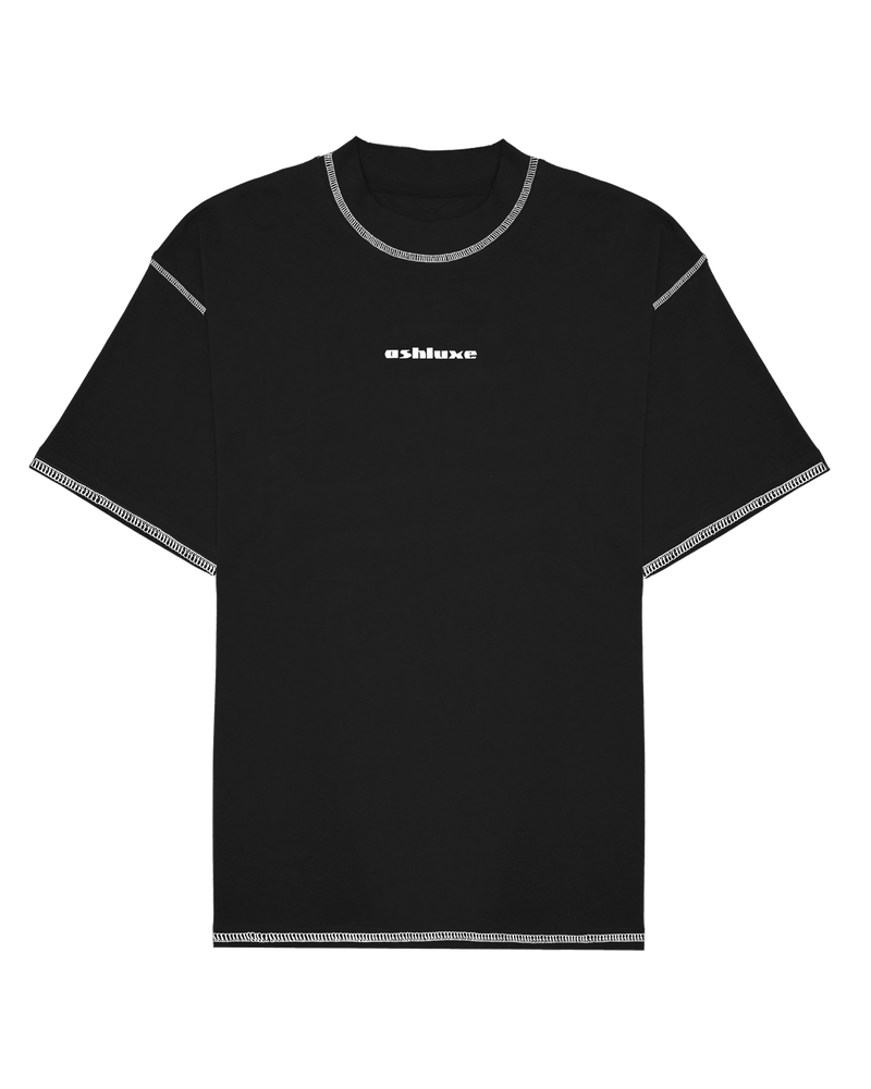 Ashluxe Threaded T-shirt - Black