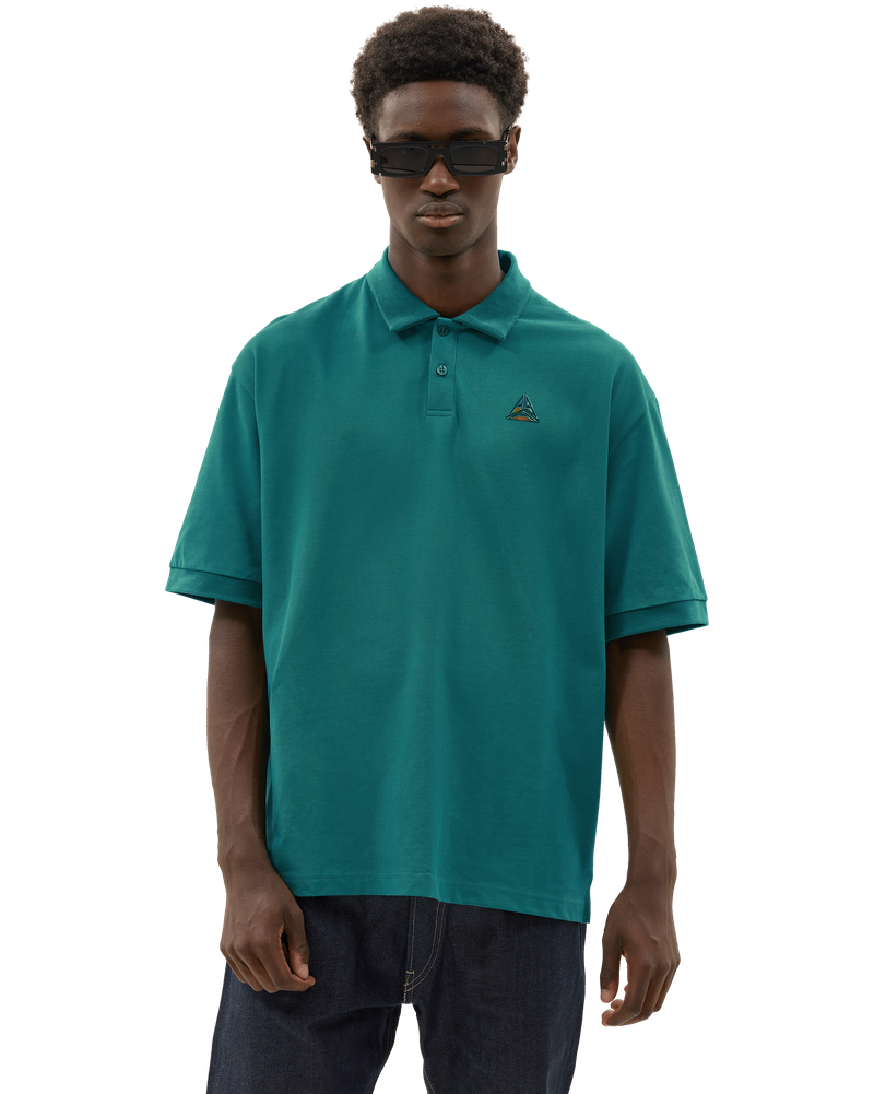 Triangle Logo Polo Shirt Green