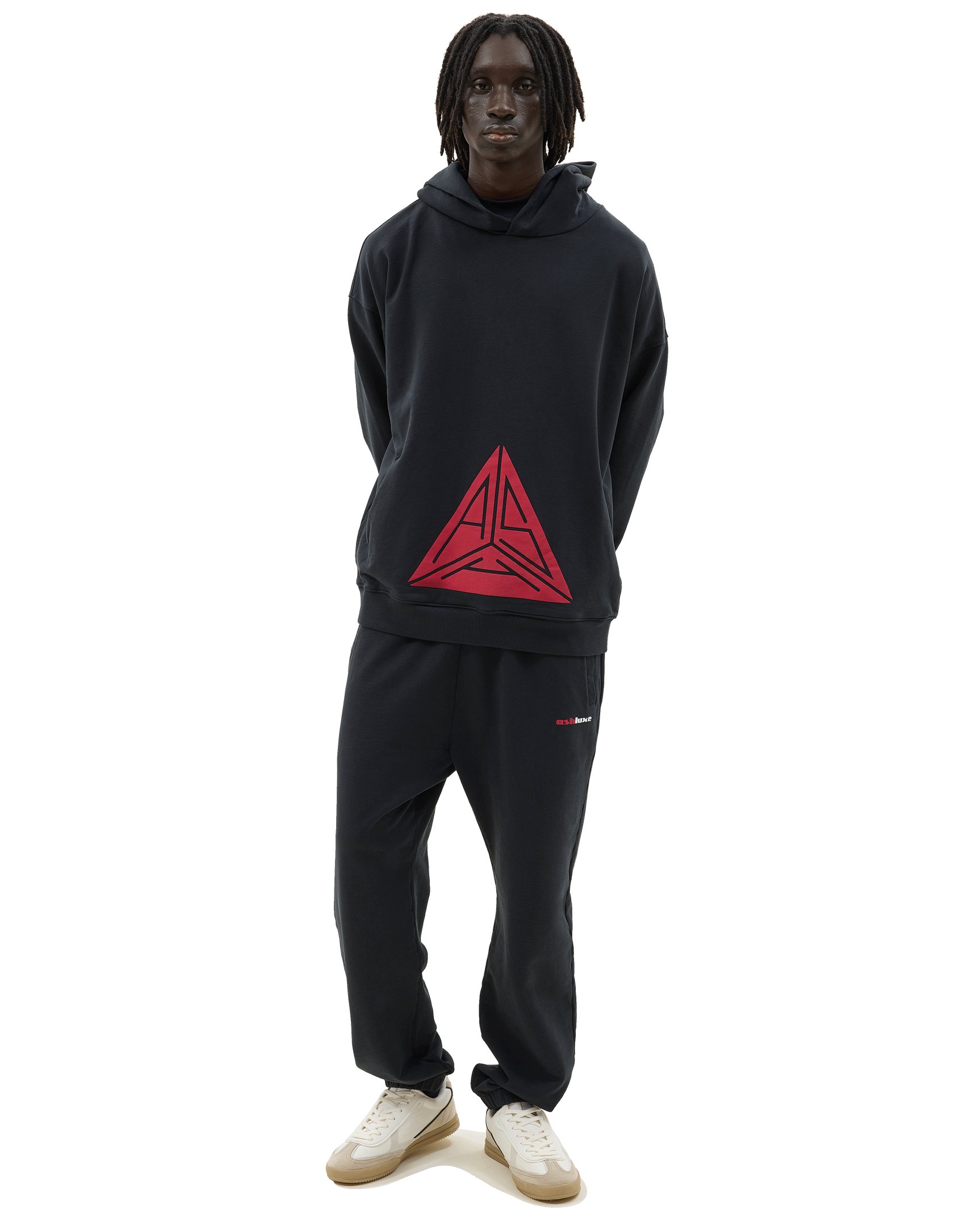 Triangle Logo Hoodie Black