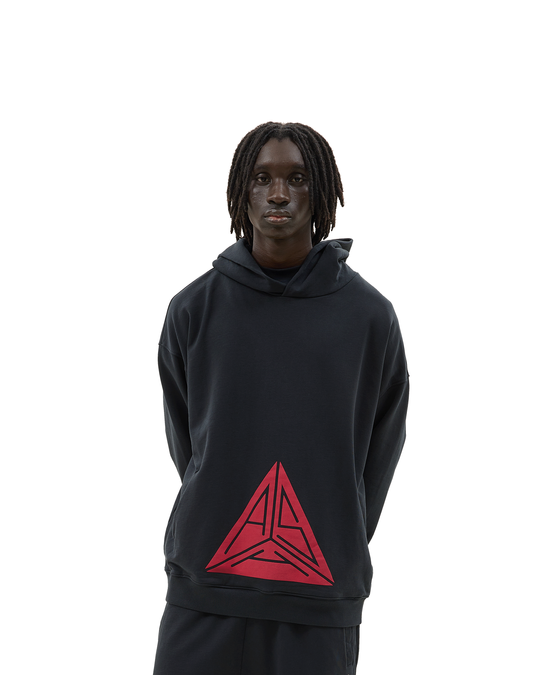 Triangle Logo Hoodie Black