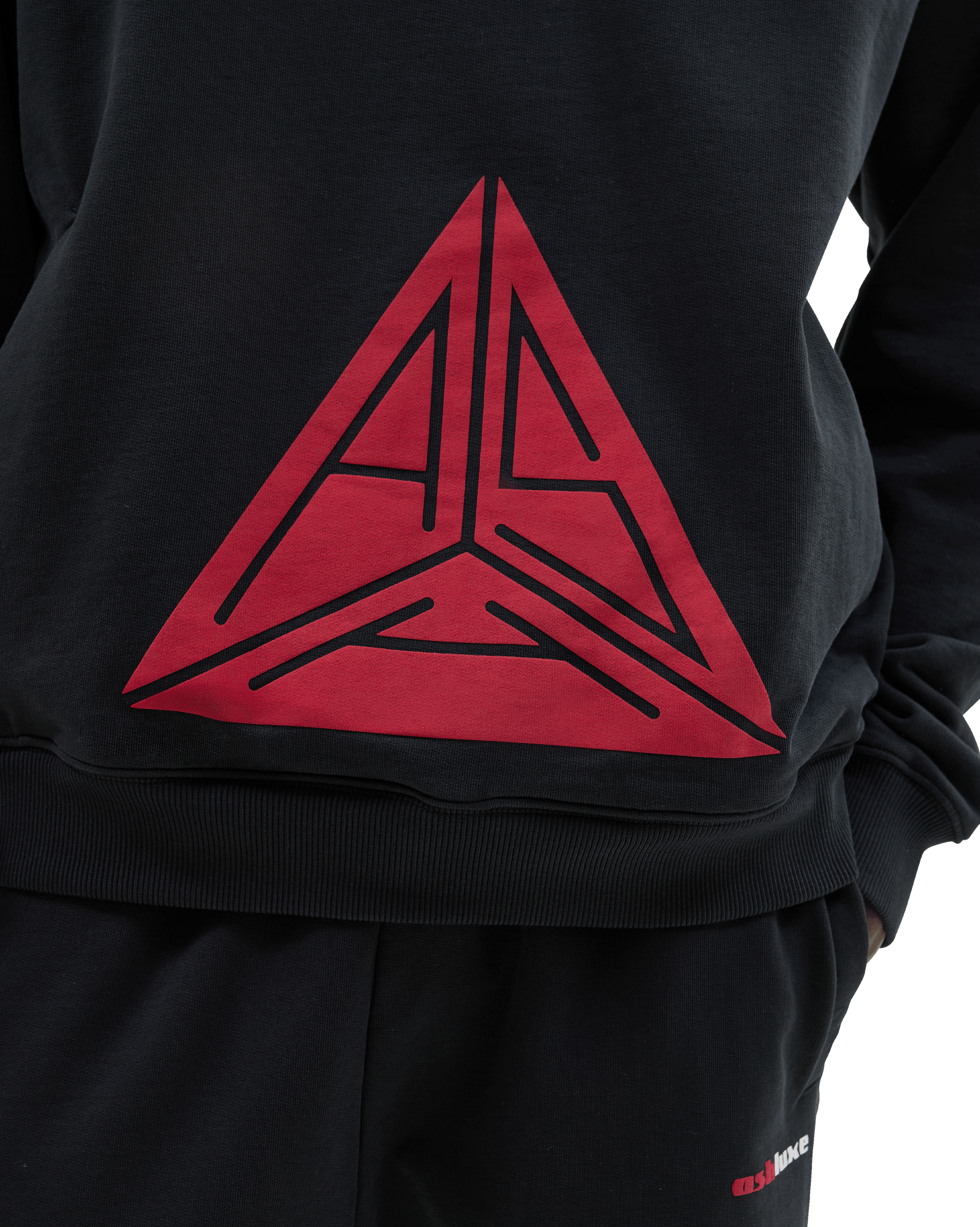Triangle Logo Hoodie Black